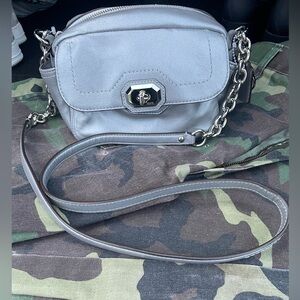 Coach Campbell Turnlock Leather Camera Bag (Style Number: F24843)